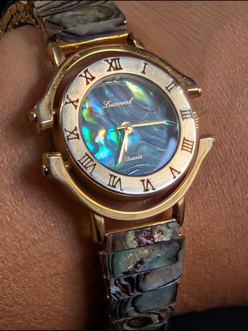 Marble Lucoral Women's Watch  Quartz Watch For Ladies Vintage Radar.